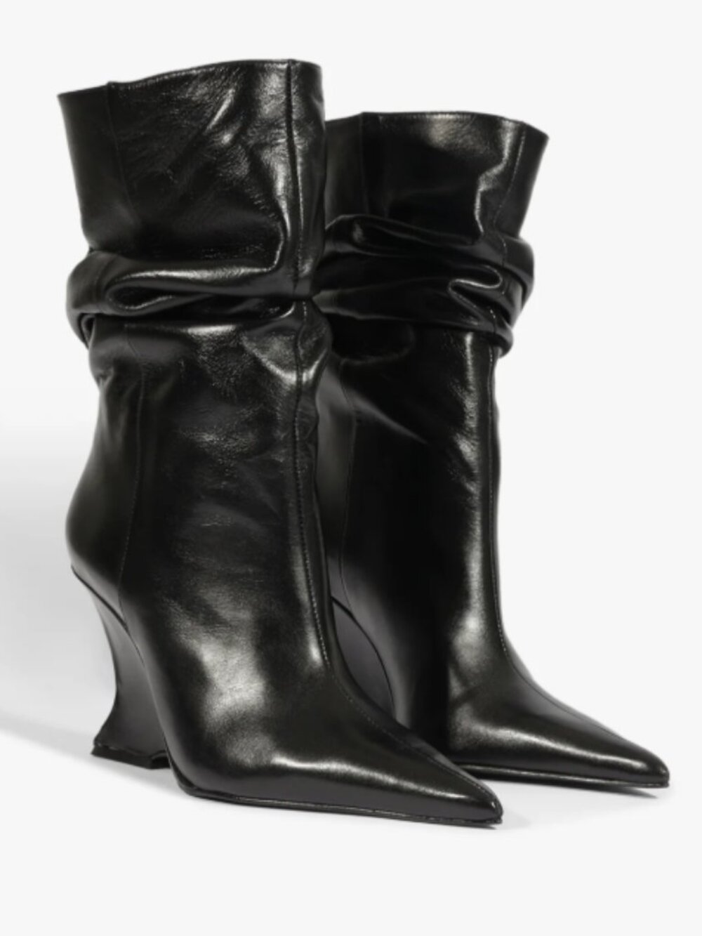 NWOT SCHUTZ Siena Slouch Bootie - Black - 9M